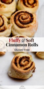gluten free cinnamon rolls recipe pin number 2